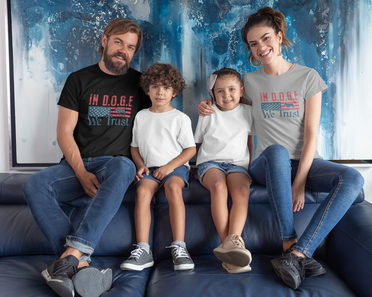 In D.O.G.E. We Trust - Premium Quality Tee, Made in the U.S.A.