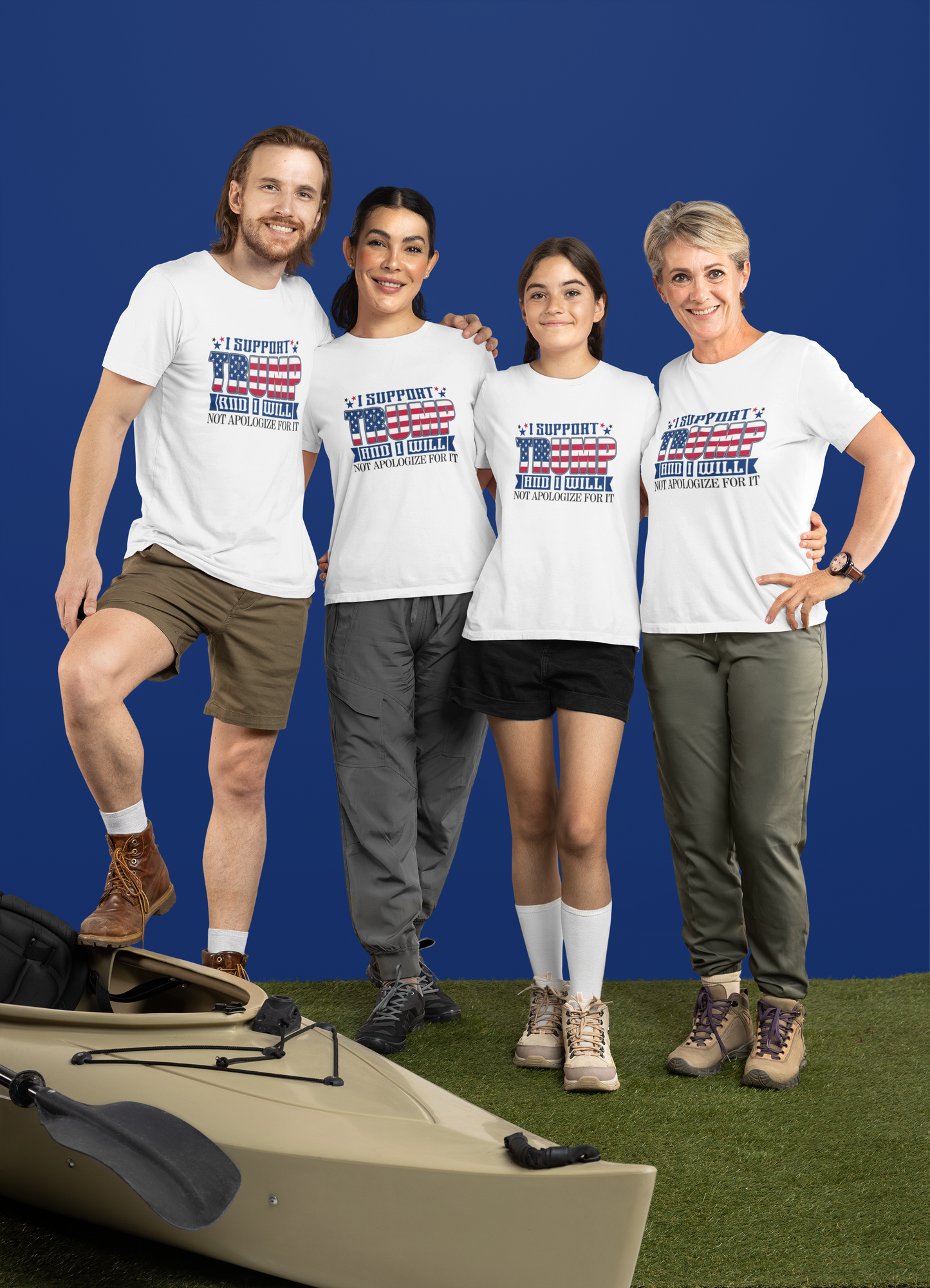 I Support Trump - Premium Quality Tee, Made in the U.S.A.