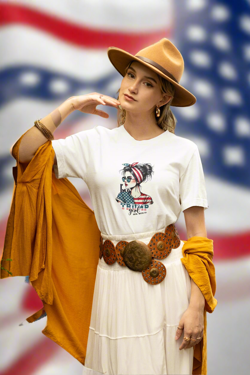 Trump Girl ...Deal With It! - Premium Quality Tee, Made in the U.S.A.