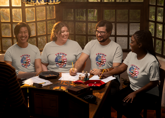 Peace Love Trump - Premium Quality Tee, Made in the U.S.A.