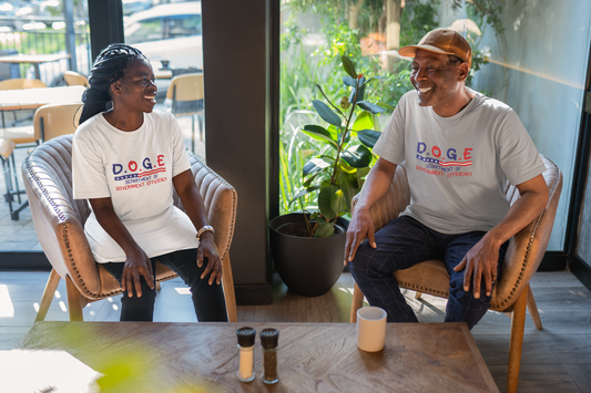 Department of Government Efficiency Unisex t-shirt Made In America and FREE Shipping in the Continental USA