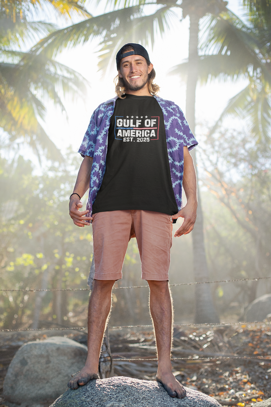 Gulf of America Unisex t-shirt Made In America and FREE Shipping in the Continental USA