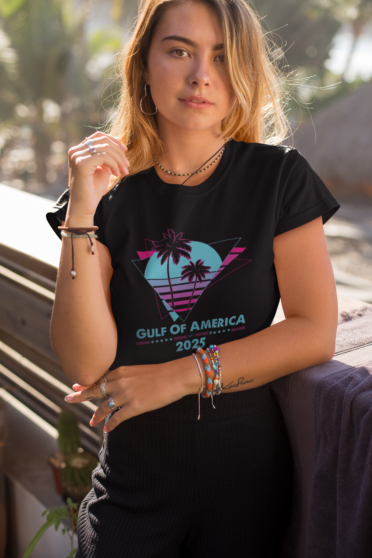 Gulf of America 2025 Tropical - Premium Quality Tee, Made in the U.S.A.