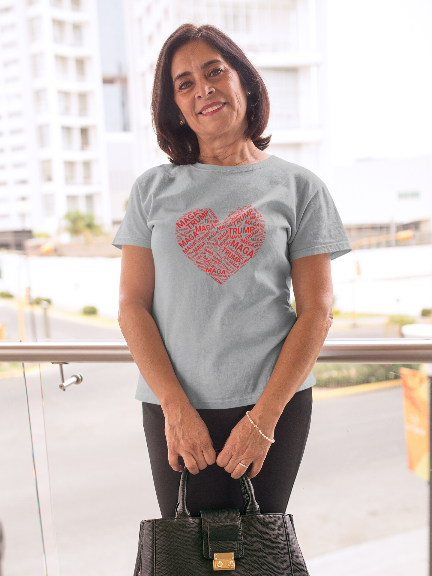 MAGA Heart - Premium Quality Tee, Made in the U.S.A.