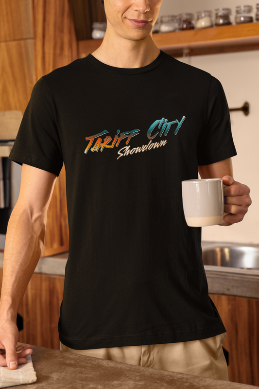Tariff City Showdown - Premium Quality Tee, Made in the U.S.A.