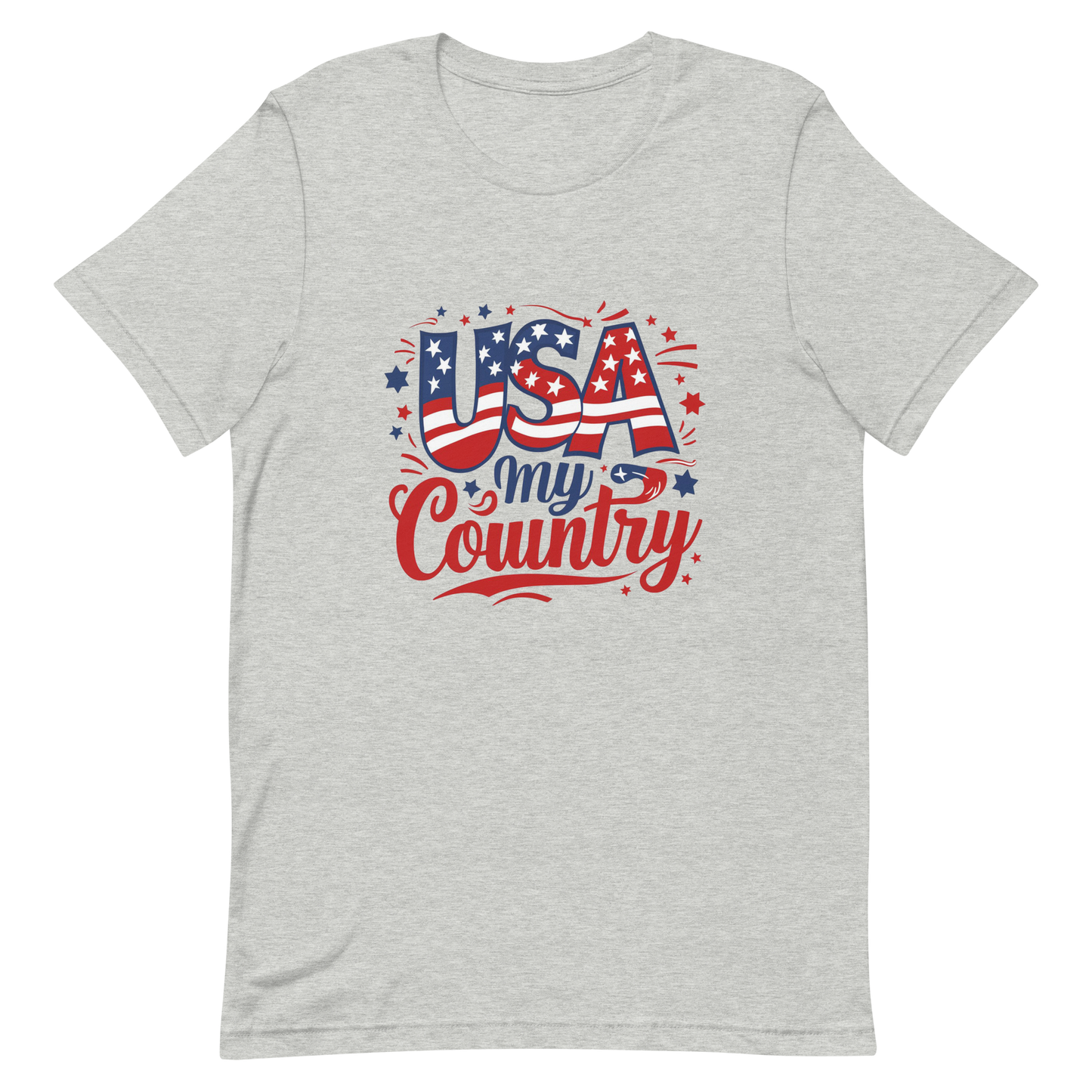 USA My Country Unisex t-shirt  - Premium Quality Tee, Made in the U.S.A.