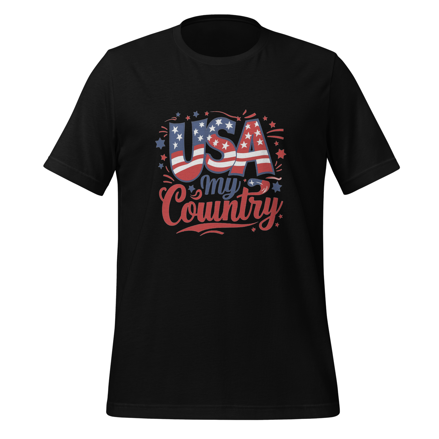 USA My Country Unisex t-shirt  - Premium Quality Tee, Made in the U.S.A.